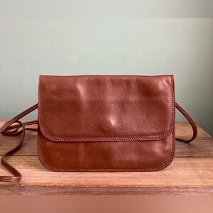Rare Vintage LUBE Soft Italian Leather Bag